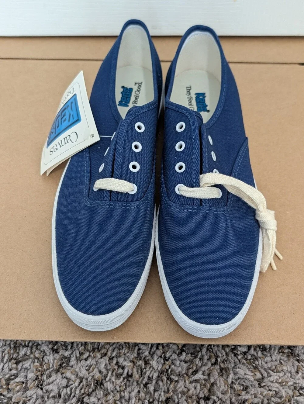 NWT Keds Champion Point Low Lace-Up Canvas Tennis Shoes - Picture 2 of 14